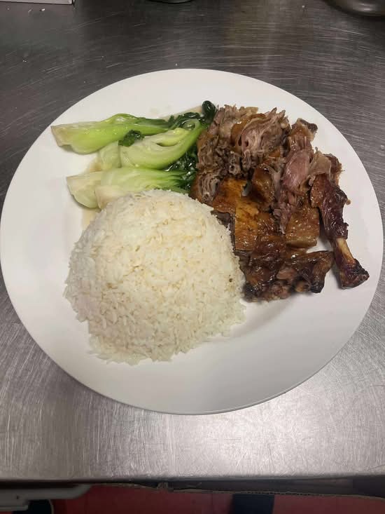 roasted duck on rice 烤鸭饭